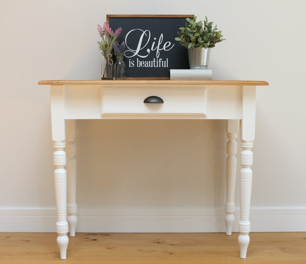White Pine Side Table Entry Table Console Table